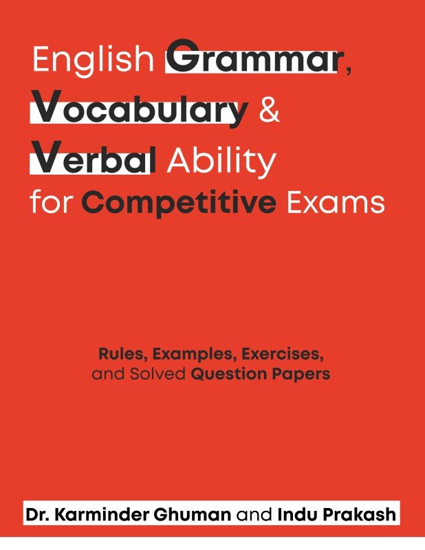 English Grammar, Vocabulary, and Verbal Ability for Competitive Exams