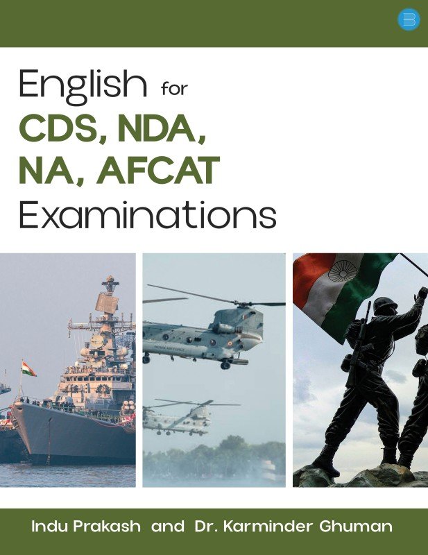 English for CDS, NDA, NA, AFCAT Examinations